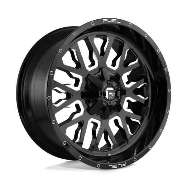 Fuel – D611 STROKE – Black – 22″x10″ 10mm – Summer Wheels – D61122001757