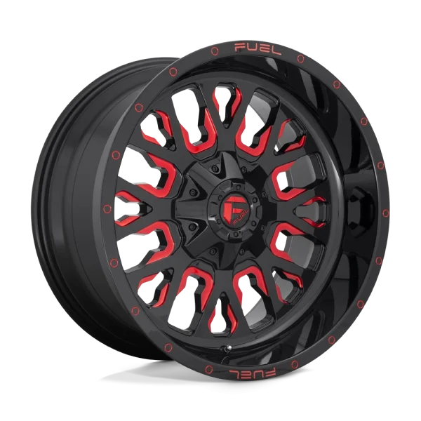 Fuel – D612 STROKE – Black – 17″x9″ 1mm – Summer Wheels – D61217909850