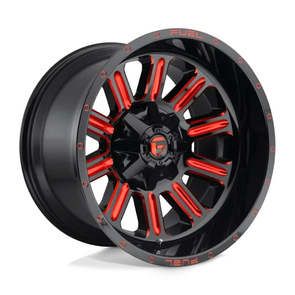 Fuel – D621 HARDLINE – Black – 18″x9″ 1mm – Summer Wheels – D62118902650