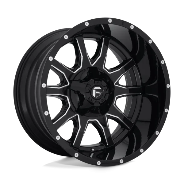 Fuel – D627 VANDAL – Black – 22″x12″ -43mm – Summer Wheels – D62722201747