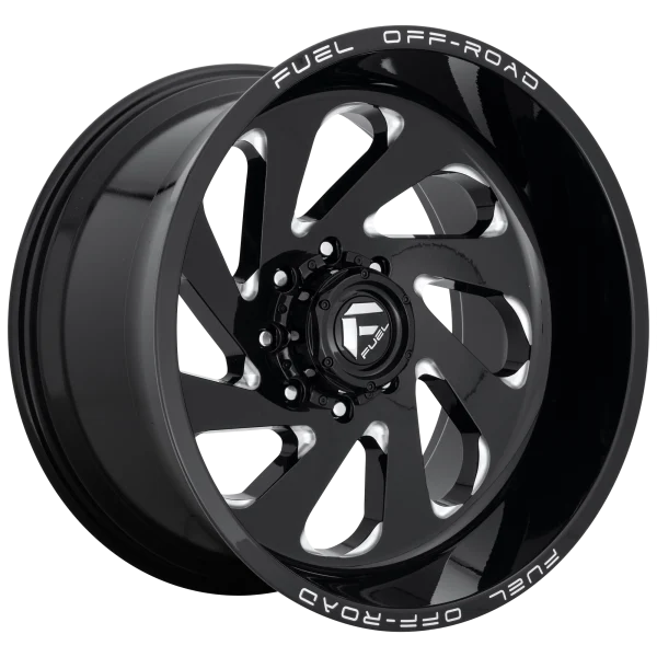 Fuel – D637 VORTEX – Black – 20″x10″ -18mm – Summer Wheels – D6372000B547