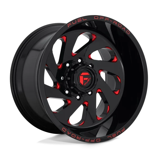 Fuel – D638 VORTEX – Black – 20″x12″ -44mm – Summer Wheels – D63820201747