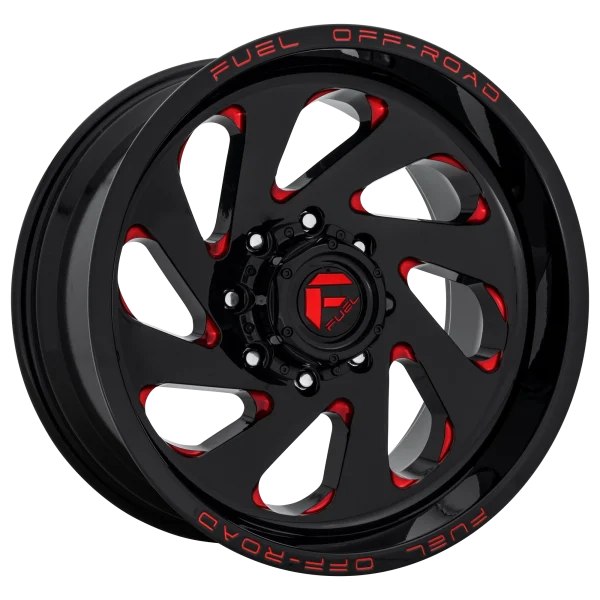 Fuel – D638 VORTEX – Black – 20″x10″ -18mm – Summer Wheels – D6382000B547