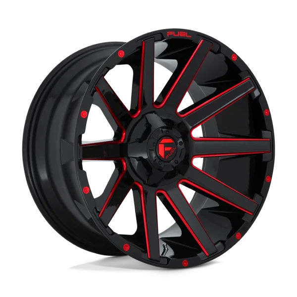Fuel – D643 CONTRA – Black – 18″x9″ -12mm – Summer Wheels – D64318909845