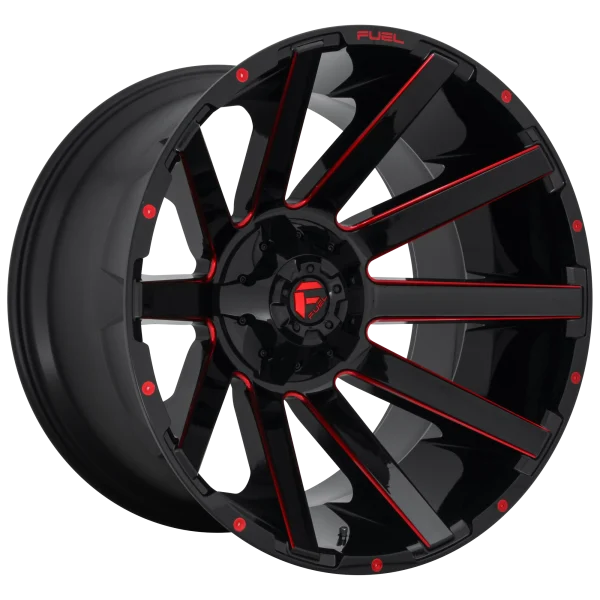 Fuel – D643 CONTRA – Black – 22″x10″ -18mm – Summer Wheels – D64322001847