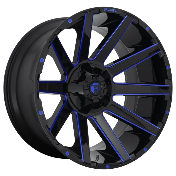 Fuel – D644 CONTRA – Black – 20″x9″ 1mm – All weather Wheels – D64420901850