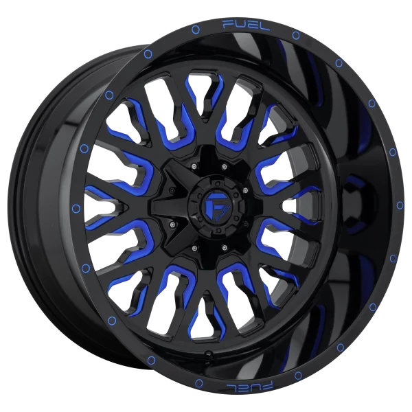Fuel – D645 STROKE – Black – 18″x9″ 1mm – All weather Wheels – D64518901850
