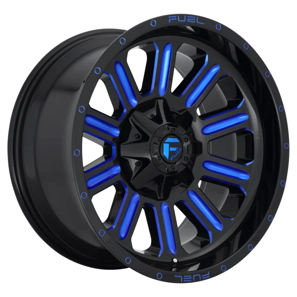 Fuel – D646 HARDLINE – Black – 20″x12″ -44mm – All weather Wheels – D64620201747