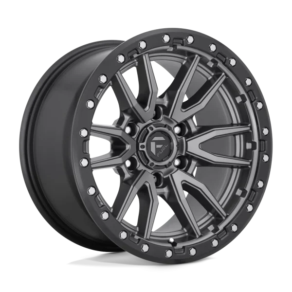 Fuel – D680 REBEL – Gunmetal – 16″x8″ 1mm – All weather Wheels – D68016808445