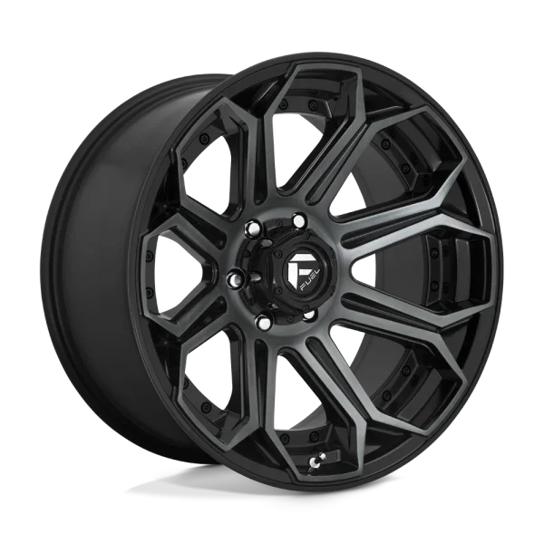 Fuel – D704 SIEGE – Black – 20″x10″ -18mm – Summer Wheels – D70420008947