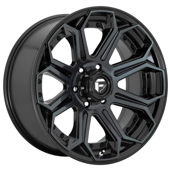 Fuel – D704 SIEGE – Black – 18″x9″ 1mm – Summer Wheels – D70418908250