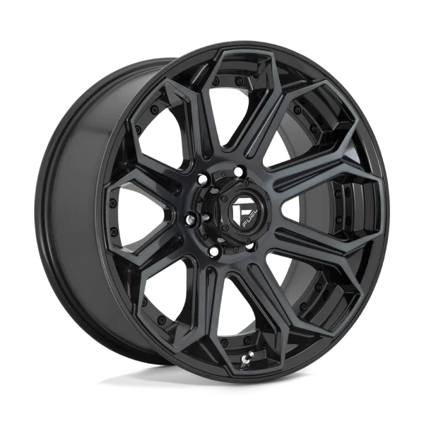 Fuel – D704 SIEGE – Black – 18″x9″ 1mm – Summer Wheels – D70418908450