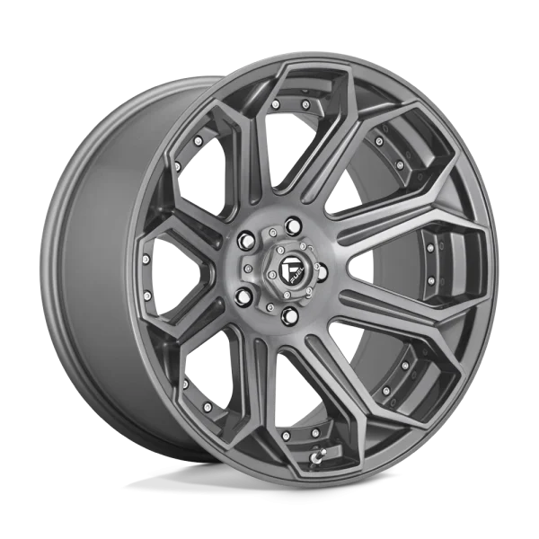 Fuel – D705 SIEGE – Gunmetal – 20″x10″ -18mm – Summer Wheels – D70520007547