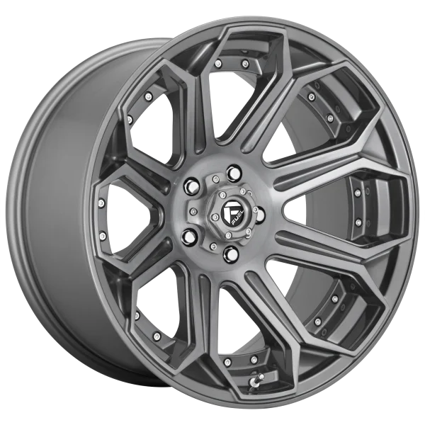 Fuel – D705 SIEGE – Gunmetal – 18″x9″ 1mm – Summer Wheels – D70518908250