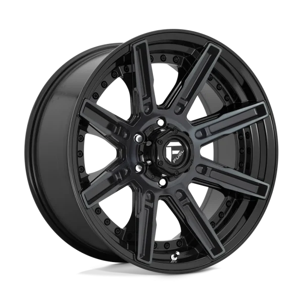 Fuel – D708 ROGUE – Black – 20″x10″ -18mm – Summer Wheels – D70820007547