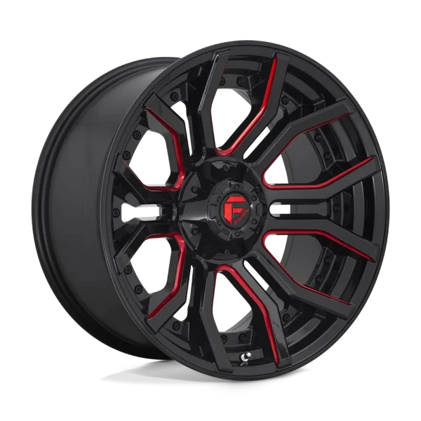 Fuel – D712 RAGE – Black – 20″x10″ -18mm – Summer Wheels – D71220009847