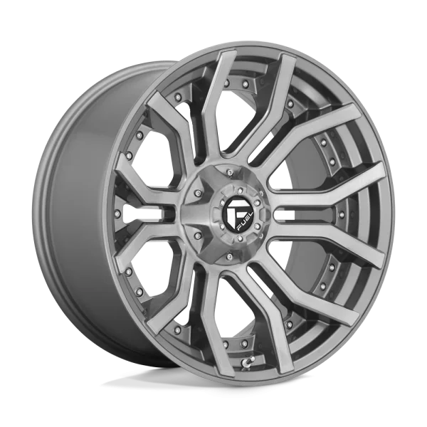 Fuel – D713 RAGE PLATINUM – Gunmetal – 20″x10″ -18mm – Summer Wheels – D71320005747
