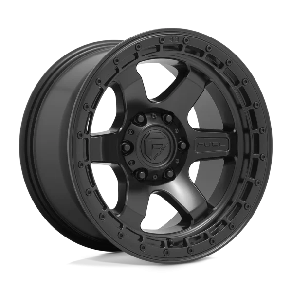 Fuel – D750 BLOCK – Black – 17″x9″ 1mm – All weather Wheels – D75017907550