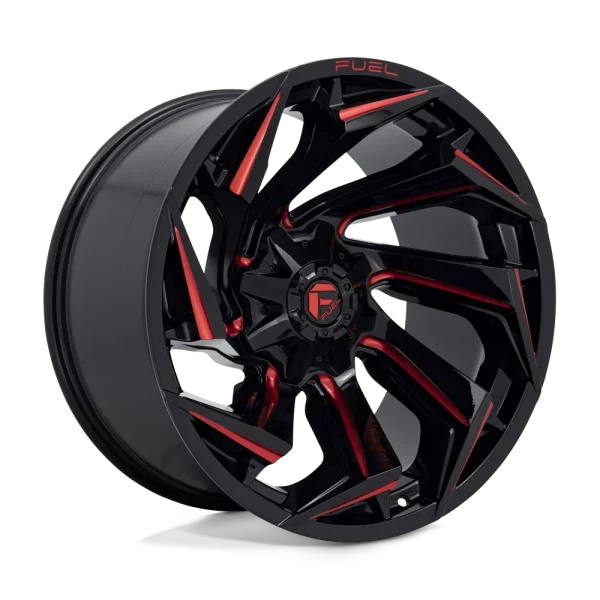 Fuel – D755 REACTION – Black – 22″x12″ -44mm – Summer Wheels – D75522201747