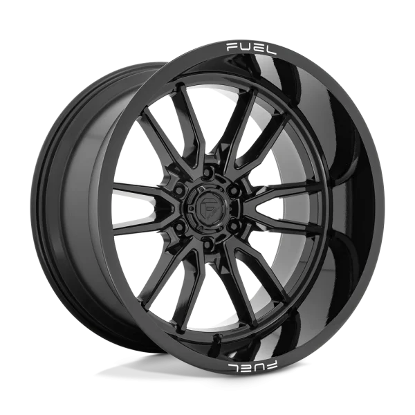 Fuel – D760 CLASH – Black – 22″x12″ -44mm – All weather Wheels – D76022208447