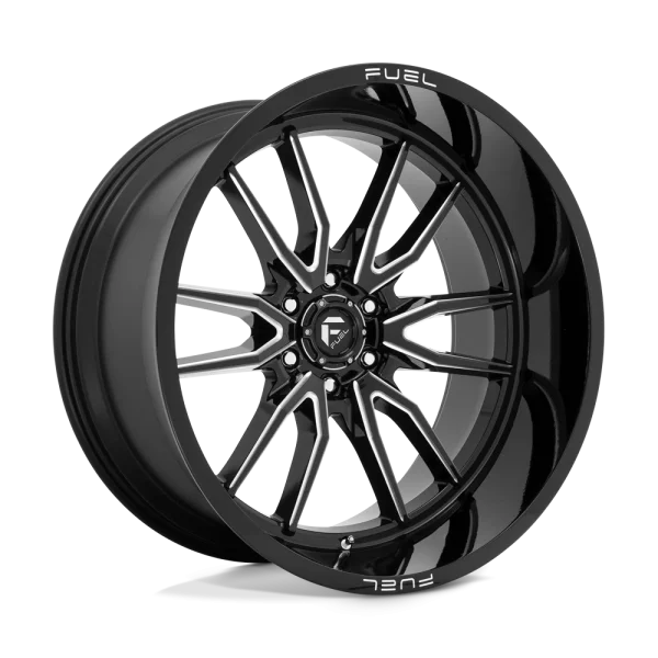 Fuel – D761 CLASH – Black – 24″x12″ -44mm – Summer Wheels – D76124208947