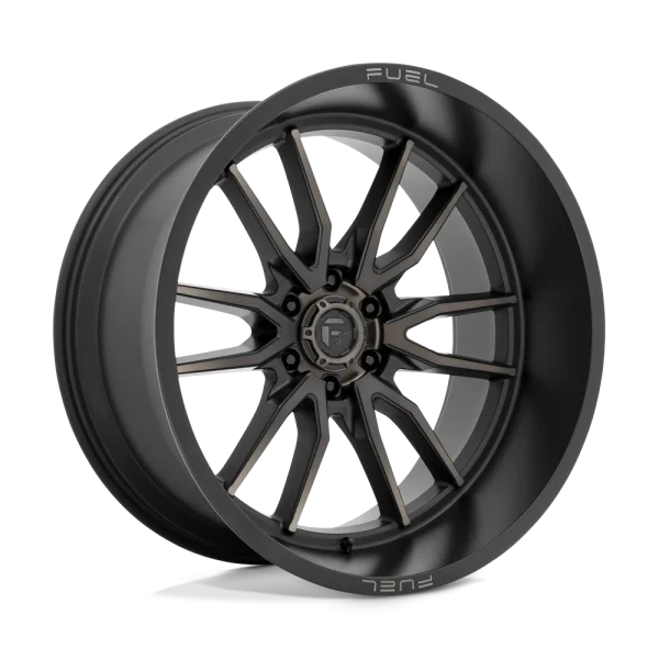 Fuel – D762 CLASH – Black – 24″x12″ -44mm – Summer Wheels – D76224208947