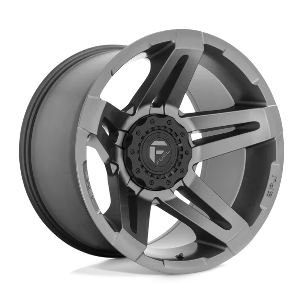 Fuel – D764 SFJ – Gunmetal – 20″x10″ -18mm – All weather Wheels – D76420005747