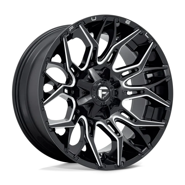 Fuel – D769 TWITCH – Black – 22″x10″ -18mm – Summer Wheels – D76922001747