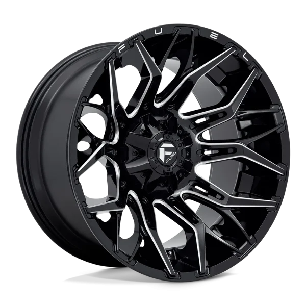 Fuel – D769 TWITCH – Black – 22″x12″ -44mm – Summer Wheels – D76922208247