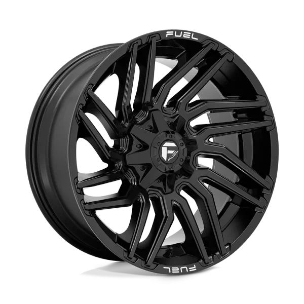 Fuel – D776 TYPHOON – Black – 22″x10″ -18mm – All weather Wheels – D77622001747