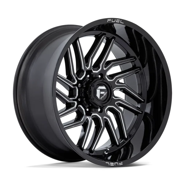 Fuel – D807 HURRICANE – Black – 24″x12″ -44mm – Summer Wheels – D80724208247