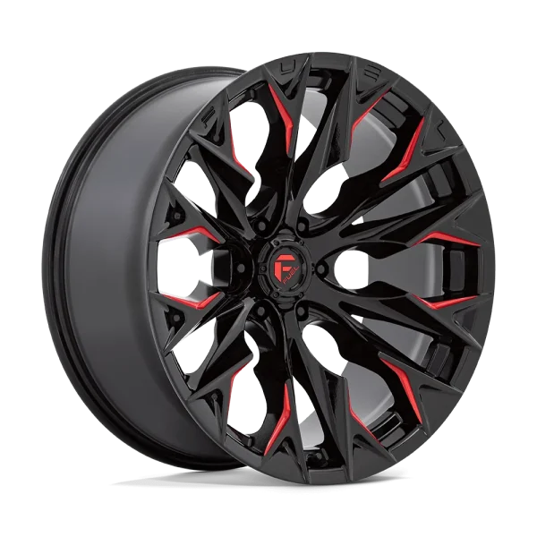 Fuel – D823 FLAME – Black – 22″x10″ -18mm – Summer Wheels – D82322008947
