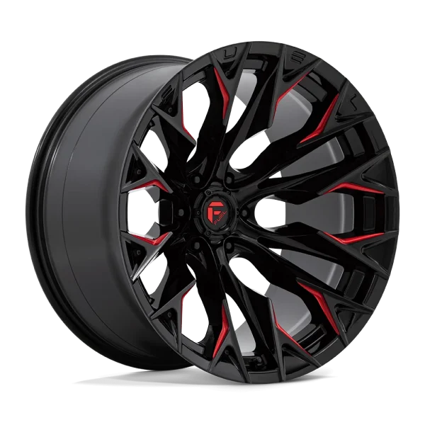 Fuel – D823 FLAME – Black – 22″x12″ -44mm – Summer Wheels – D82322208447