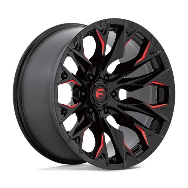 Fuel – D823 FLAME – Black – 20″x10″ -18mm – Summer Wheels – D82320008947