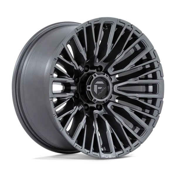 Fuel – D848 REBAR – Gunmetal – 20″x10″ -18mm – All weather Wheels – D84820008247
