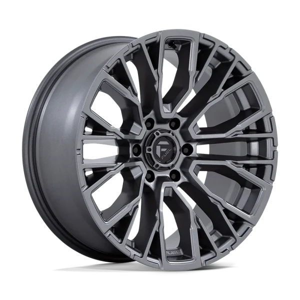 Fuel – D848 REBAR – Gunmetal – 20″x9″ 1mm – All weather Wheels – D84820908450