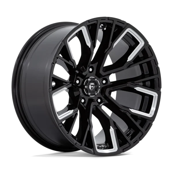 Fuel – D849 REBAR – Black – 20″x10″ -18mm – Summer Wheels – D8492000B447