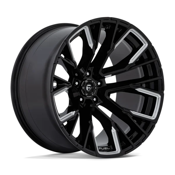 Fuel – D849 REBAR – Black – 22″x12″ -44mm – Summer Wheels – D84922207547