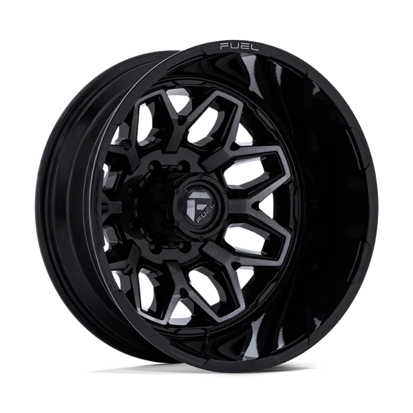 Fuel – D875 FLUX DUALLY – Black – 20″x8.25″ -201mm – Summer Wheels – D87520827225