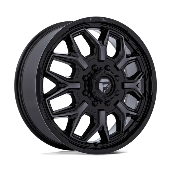 Fuel – D875 FLUX DUALLY – Black – 20″x8.25″ 104mm – Summer Wheels – D87520828D