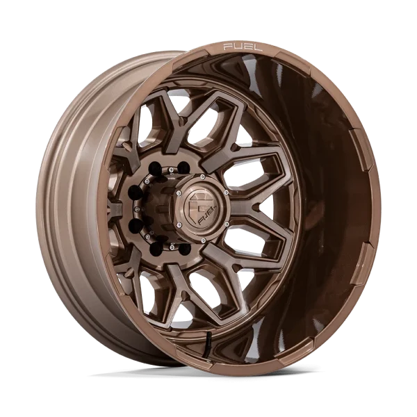 Fuel – D876 FLUX DUALLY – Bronze – 20″x8.25″ 104mm – All weather Wheels – D876208272