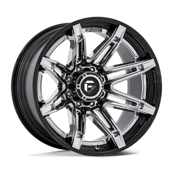 Fuel – FC401 BRAWL – Chrome – 20″x10″ -18mm – Summer Wheels – FC401PB20106818N