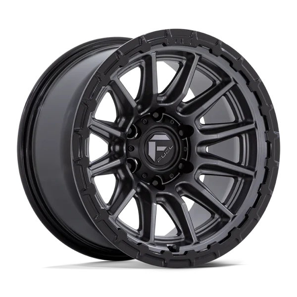 Fuel – FC866 PISTON – Gunmetal – 17″x8.5″ 25mm – All weather Wheels – FC866AB17856825