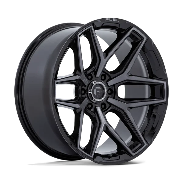 Fuel – FLUX – Black – 24″x10″ 0mm – Summer Wheels – FC854BT24106300