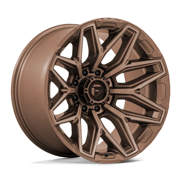 Fuel – FLUX – Bronze – 20″x10″ -18mm – All weather Wheels – FC854ZR20108018N