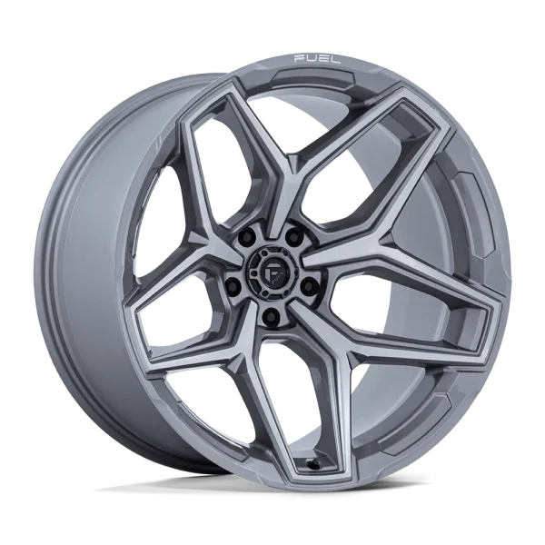 Fuel – FLUX – Gunmetal – 17″x9″ -12mm – All weather Wheels – FC854AX17905012N