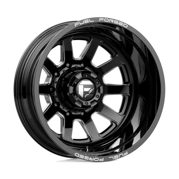 Fuel Mono – DE09 FF09D – Black – 22″x8.25″ -202mm – Summer Wheels – DE092282A935
