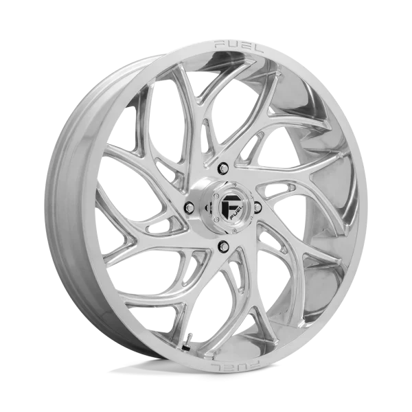 Fuel UTV – D204 RUNNER – Polished – 24″x7″ 13mm – Summer Wheels – D2042470A544