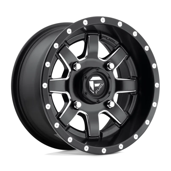 Fuel UTV – D538 MAVERICK – Black – 14″x7″ 13mm – Summer Wheels – D5381470A444