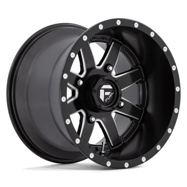 Fuel UTV – D538 MAVERICK – Black – 15″x10″ 0mm – Summer Wheels – D5381500A655